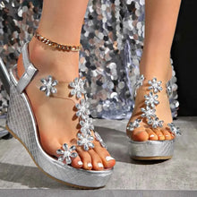 Load image into Gallery viewer, Stylish Open Toe : Wedge Sandals
