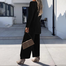 Load image into Gallery viewer, Women's Plus Size 3-Piece Lounge Set – Cardigan, Vest &amp; Wide-Leg Pants
