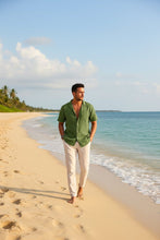 Load image into Gallery viewer, Men's Casual Beach Shirt - Short Sleeve Button Down for Effortless Summer Style
