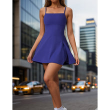 Load image into Gallery viewer, Women’s Spaghetti Strap Tennis Dress
