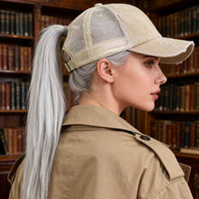 Load image into Gallery viewer, Distressed Washed Mesh Baseball Cap – Frayed Unisex Hat for Outdoor &amp; Daily Wear
