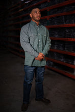 Load image into Gallery viewer, FR Pearl Snap Work Shirt - Gunner Green
