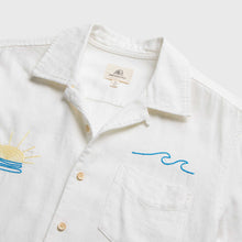 Load image into Gallery viewer, Mariner Camp Collar Shirt - Brilliant White
