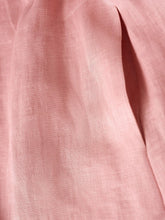 Load image into Gallery viewer, 100% Linen Loose Fit Button Waist Gathered Maxi Dress LUNA
