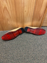 Load image into Gallery viewer, Successos SH3620 Gold/White Floral Print Red Bottom Smoking Slip-on Dress Shoes Sizes 7-15
