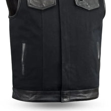 Load image into Gallery viewer, 49/51 Vest Motorcycle Leather Canvas Vest
