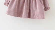Load image into Gallery viewer, spring new Korean dress children's skirt, baby girl dress, baby spring blouse, corduroy
