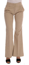 Load image into Gallery viewer, Ermanno Scervino Beige Cotton Bootcut Pants
