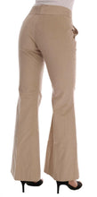 Load image into Gallery viewer, Ermanno Scervino Beige Cotton Bootcut Pants
