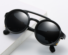 Load image into Gallery viewer, Steampunk Sunglasses Brand Design Round Sunglass
