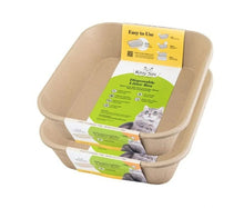 Load image into Gallery viewer, Kitty Sift Eco-Friendly Disposable Litter Box – Breathable, Odor-Reducing, Reusable &amp; Biodegradable – Made from 100% Recycled Cardboard
