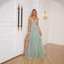 Load image into Gallery viewer, Women Evening Dresses Suspender Dance Dress Long
