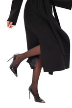 Load image into Gallery viewer, Cambridge Comfort Wraparound Wool Cashmere Coat in Black
