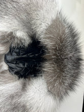 Load image into Gallery viewer, Genuine Silver Fox Fur Genuine Leather Hat
