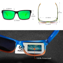 Load image into Gallery viewer, Men's Polarized Sport Sunglasses – UV400 Square Frame

