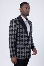 Load image into Gallery viewer, Barabas Torva Rhinestone Blazer 4EBK52
