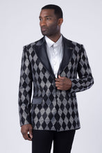 Load image into Gallery viewer, Barabas Torva Rhinestone Blazer 4EBK52
