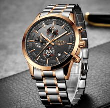Load image into Gallery viewer, Men's Waterproof  Watch With Chronometers And Date Display Unique Design Perfect Gift
