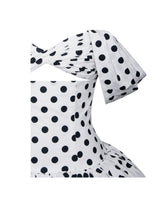 Load image into Gallery viewer, Umika Polka Dots Bubble Hem Mini Dress
