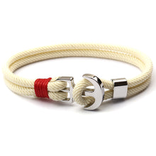 Load image into Gallery viewer, Amazing Multilayer Anchor Bracelets Charm Survival Rope Chain  Fashion Jewelry Bracelet Men For Women Best Gift
