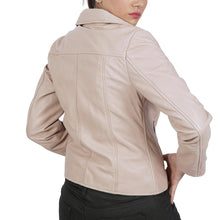 Load image into Gallery viewer, Janet Biker Leather Jacket
