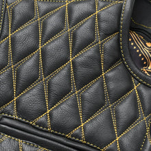 Load image into Gallery viewer, Tactical Emerald Men’s Motorcycle Leather Vest
