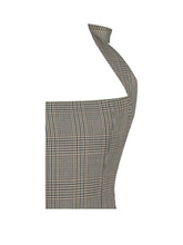 Load image into Gallery viewer, Dacia Plaid Halter Lace-up Bubble Mini Dress
