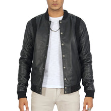 Load image into Gallery viewer, Charlie Bomber Leather Jacket
