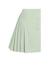 Load image into Gallery viewer, Delia Pistachio Green Blazer Dress with Pleated Detail
