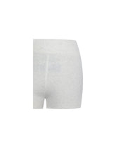 Load image into Gallery viewer, Sera White Wool-Blend Ribbed Knit Mini Shorts
