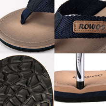 Load image into Gallery viewer, Comfortable Casual Summer Flip- Flops Men Beach Slippers Sandals Simple Luxury Design Indoor Non-Slip Black Flip Flops
