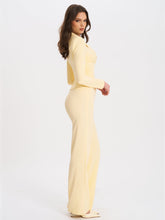 Load image into Gallery viewer, Quinne Butter Yellow Slim-fit Blazer
