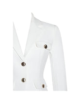 Load image into Gallery viewer, Oakley White Preppy Style Blazer Jacket
