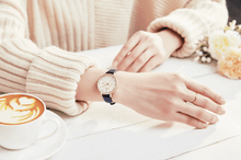 Load image into Gallery viewer, Stylish Womens Elegant With Double Zircon And Two Chronometer Day And Date Luxury Watch
