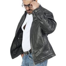 Load image into Gallery viewer, Ace Biker Leather Jacket
