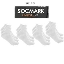 Load image into Gallery viewer, 12 Pairs Ankle Socks 9-11 , 10-13 (8 styles) Active , Unisex
