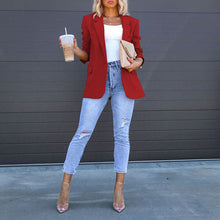 Load image into Gallery viewer, Women’s Open‑Front Casual Blazer
