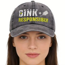 Load image into Gallery viewer, Pickleball Baseball Caps – Adjustable Embroidered Cotton Hats
