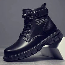 Load image into Gallery viewer, Leather Shoes High Top Fashion Winter Boots - # GIAA73410004
