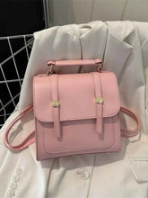 Load image into Gallery viewer, Elegant Leather Flap Backpack Bag
