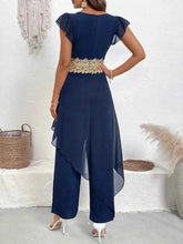 Load image into Gallery viewer, Stylish V-Neck Wide : Leg Jumpsuit
