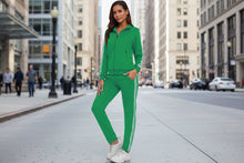 Load image into Gallery viewer, Women’s Fashionable Printed Sports Long-Sleeve Hoodie Set
