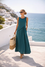 Load image into Gallery viewer, Mediterranean Contrast Color Vacation Dress – 7 Colors, S–3XL
