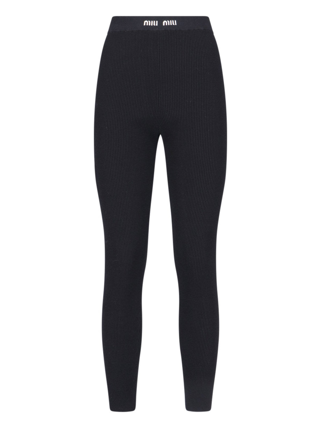 Miu Miu Women Ribbed Pants