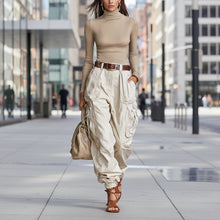 Load image into Gallery viewer, Women’s High-Waist Loose Fit Wide-Leg Casual Trousers
