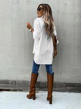 Load image into Gallery viewer, Women’s Casual Long Sleeve Shirt with Pocket
