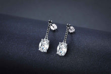 Load image into Gallery viewer, All-match Oval Zircon Earrings for Fashion Lovers - Copper-plated Style
