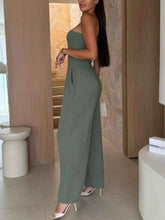 Load image into Gallery viewer, Smocked Tube : Wide-Leg Jumpsuit
