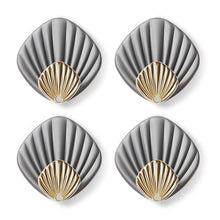 Load image into Gallery viewer, 4pcs Creative Shell Shape Wall Hanging Hook Punch-free Strong Adhesive Hook Bathroom Kitchen Wall-mounted Seamless Sticky Hook  Shell Hook Non-Punching Strong Adhesive Adhesive Hook Bearing Door Behind Wall Bathroom Kitchen Key Holder
