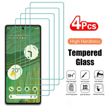 Load image into Gallery viewer, PixelGuard 4-Pack Tempered Glass Screen Protectors - 9H Impact Protection for Google Pixel 9, 8 Pro, 7, 6, 5, 4A, &amp; More
